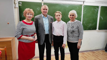 Урок мужества в 3 гимназии Ивантеевки 