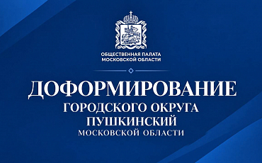 ДОФОРМИРОВАНИЕ ГОРОДСКОГО ОКРУГА ПУШКИНСКИЙ МОСКОВСКОЙ ОБЛАСТИ